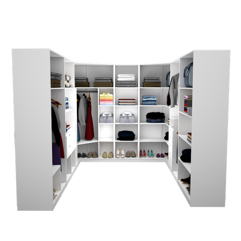 KIT CLOSET MODULAR M73.2021.B M101,110,111,112,113,114,115 MUNDI MOVEIS