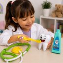 Ver imagem 7 de Kit Dentista Faz Conta Infantil 4 Pecas Estetoscopio Dente Escova Pasta Educativo