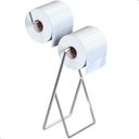 Ver imagem 3 de Porta Papel Higiênico de Chão Duplo Suporte Cromado F.seul