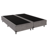Cama Box King Suede Cinza - 1