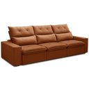 Ver imagem 5 de Sofá Retrátil Reclinável para Sala 4 Lugares 290cm Aires F04 Veludo Terracota - Lyam Decor