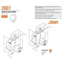 Ver imagem 2 de Fechadura Porta Vidro 2001 Santa Marina Oval Cromada