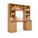 Ver imagem 2 de Mesa de Costura com Estante e 2 Portas para Ateliê 180cm Multimóveis MP6112 Madeirado
