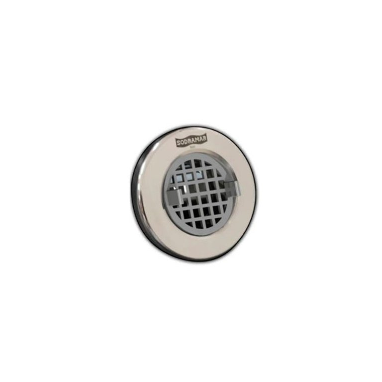 Ralo quebra onda em aço inox 50mm Sodramar