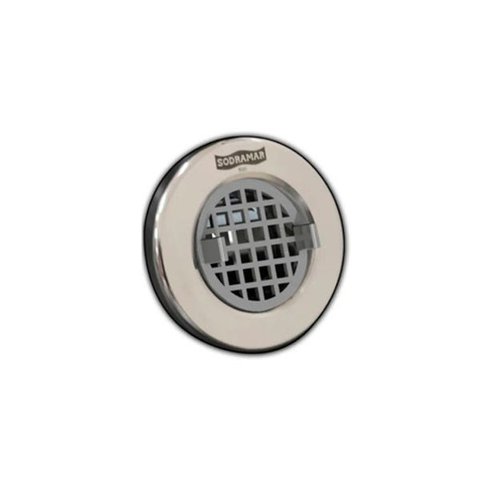 Ralo quebra onda em aço inox 50mm Sodramar