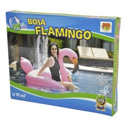 Boia Jumbo Flamingo 115 Cm Piscina Dm Toys - 2 Boia Jumbo Flamingo 115 Cm Piscina Dm Toys - 2