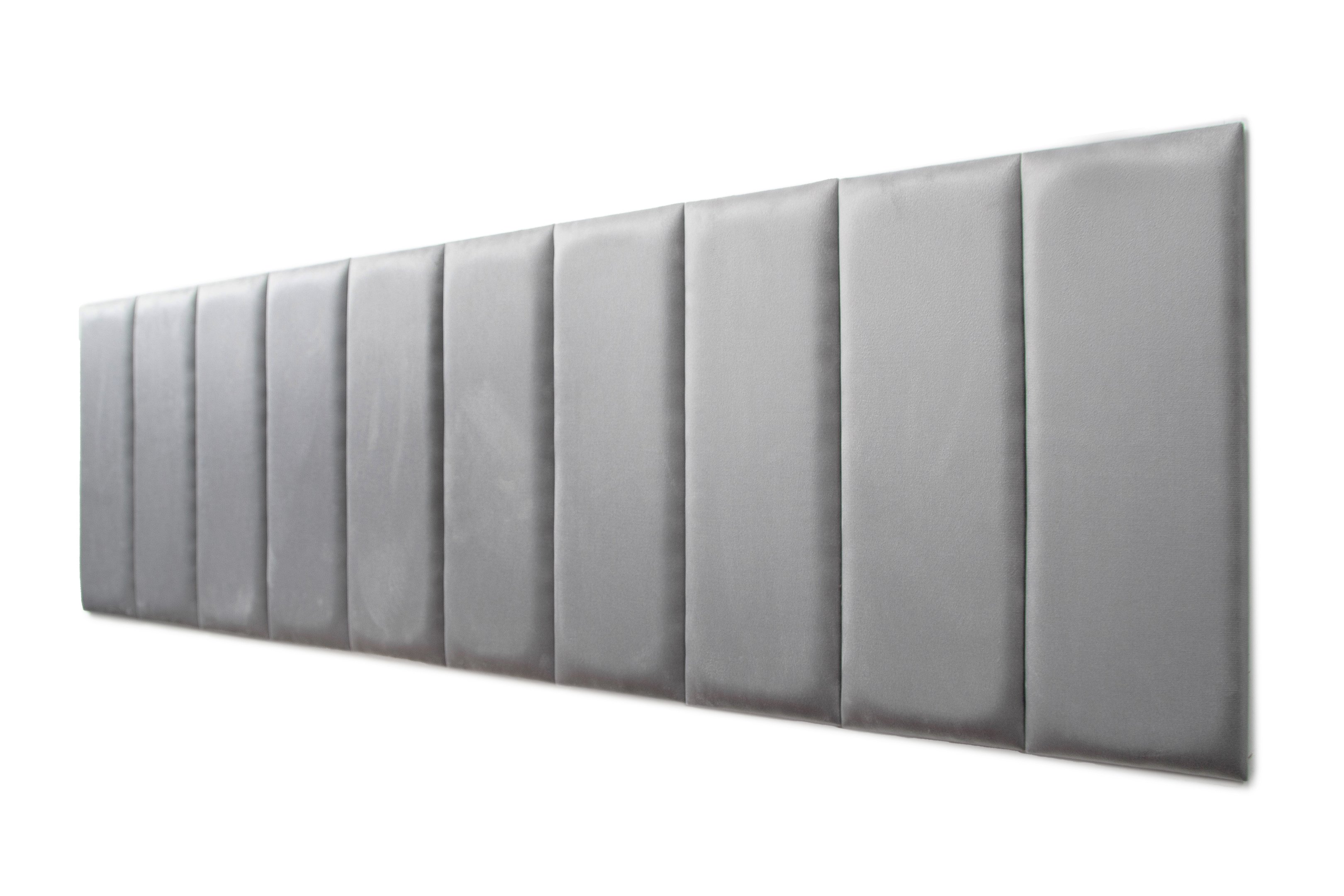 Placas Cabeceira Modulada Adesiva King Estofada 200cm x 60cm Kit 10 ...