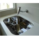 Ver imagem 4 de Tanque Monobloco 30l Aço Inox 304 Acetinado/polido 53x43 X23cm - Inox Polido