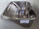 Ver imagem 3 de Tanque Monobloco 30l Aço Inox 304 Acetinado/polido 53x43 X23cm - Inox Polido