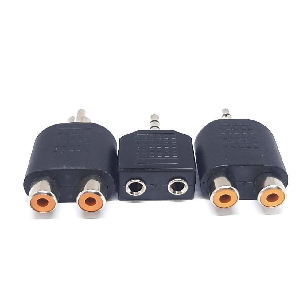 Plug Adaptador Divisor Duplicador P2 P10 P1 J2 J10 Rca - 3