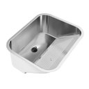 Ver imagem 5 de Tanque monobloco 30L aço INOX 304 Acetinado/Polido 53X43 X23CM - Acetinado