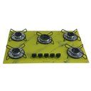 Ver imagem 1 de Cooktop 5bocas Ultra Chama 127/220v Marmo Amarelo