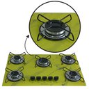 Ver imagem 4 de Cooktop 5bocas Ultra Chama 127/220v Marmo Amarelo