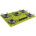 Ver imagem 2 de Cooktop 5bocas Ultra Chama 127/220v Marmo Amarelo