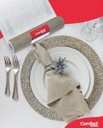 Ver imagem 3 de Papel Contact Adesivo Glitter Champanhe Gold 10m