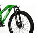 Ver imagem 3 de Bicicleta Vikingx Mountain Bike Aro 26 Alumínio 21V Verde Neon