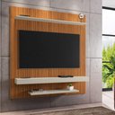 Ver imagem 1 de Painel Kaleb para TV com Prateleira Ripado Off White