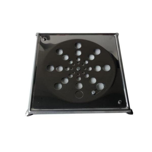 2 Ralos Inox Banheiro 10Cm/15Cm Fecho Anti Insetos Caixilho - 3