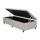 Ver imagem 1 de Cama Box Baú Solteiro Universal Courano Clean (88x188x35) - Costa Rica