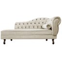 Ver imagem 5 de Divã Recamier Juliana Lado Esquerdo 120 Cm Linho Bege - Amarena Móveis