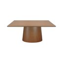 Ver imagem 3 de Mesa de Jantar Roma Retangular 180x90cm - Amêndoa - Tampo 180x90cm Laminado Cinamomo