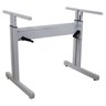 Mesa Ergonômica com Regulagem de Altura e Tampos 120x45 e 120x35cm - Amadeirado - 3