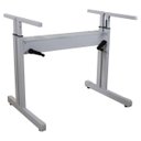 Ver imagem 5 de Mesa Ergonômica com Regulagem de Altura e Tampos 120x45 e 120x35cm - Branco