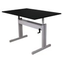 Ver imagem 1 de Mesa Altura Regulável Ergonômica para Home Office com Tampo 120x80 - Preto