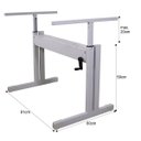 Ver imagem 5 de Mesa Altura Regulável Ergonômica para Home Office com Tampo 120x80 - Preto