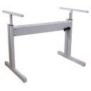 Ver imagem 4 de Mesa Altura Regulável Ergonômica para Home Office com Tampo 120x80 - Branco