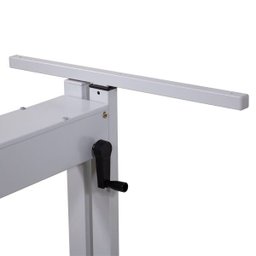 Mesa Altura Regulável Ergonômica para Home Office com Tampo 120x80 - Branco - 3