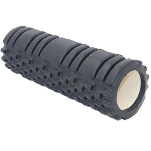 Rolo Massagem Liberação Foam Roller Soltura Yoga Preto