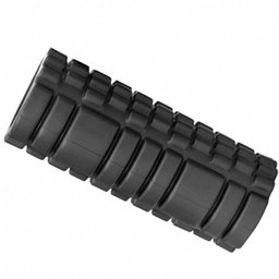 Rolo Massagem Liberação Foam Roller Soltura Yoga Preto - 2