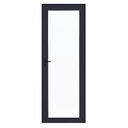 Ver imagem 1 de Porta de Alumínio Preto com Vidro Inteiro 8mm Cmc Linha Elegance - 2.10 (a) X 0.90 (l) -lado Direito