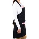 Ver imagem 6 de Avental de Cozinha com Bolso Corpo Inteiro Estampa Cupcake - Preto/Cupcakes - Único