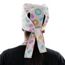 Ver imagem 5 de Avental de Cozinha Lenço Chef Barista Estampa Cupcake - Preto/Cupcakes - Único