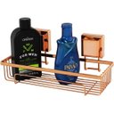 Ver imagem 5 de Kit Banheiro 5 Peças Rosé Gold Banheiro Acessórios Ventosa