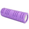 Rolo Massagem Foam Roller Miofascial Crossfit Yoga Roxo - 1