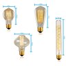Kit 7 Lâmpada Retrô Vintage Filamento Carbono Decorativa 40W Atelier Luz Filamento de Carbono 220v 7 - 3