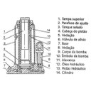 Ver imagem 2 de Macaco Hidráulico Tipo Garrafa Waft 16 Ton. Apoio Ranhurada