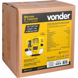Motor para Roçadeira Rgp 427 2 Tempos 42,7 cm³ CC Vonder - 2