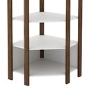 Ver imagem 4 de Estante de Canto Closet Multiuso 5 Prateleiras Az1020 Nogal-branco - Tecno Mobili