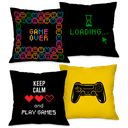 Ver imagem 1 de Kit com 4 Capas para Almofadas Decorativas Gamer Jogos