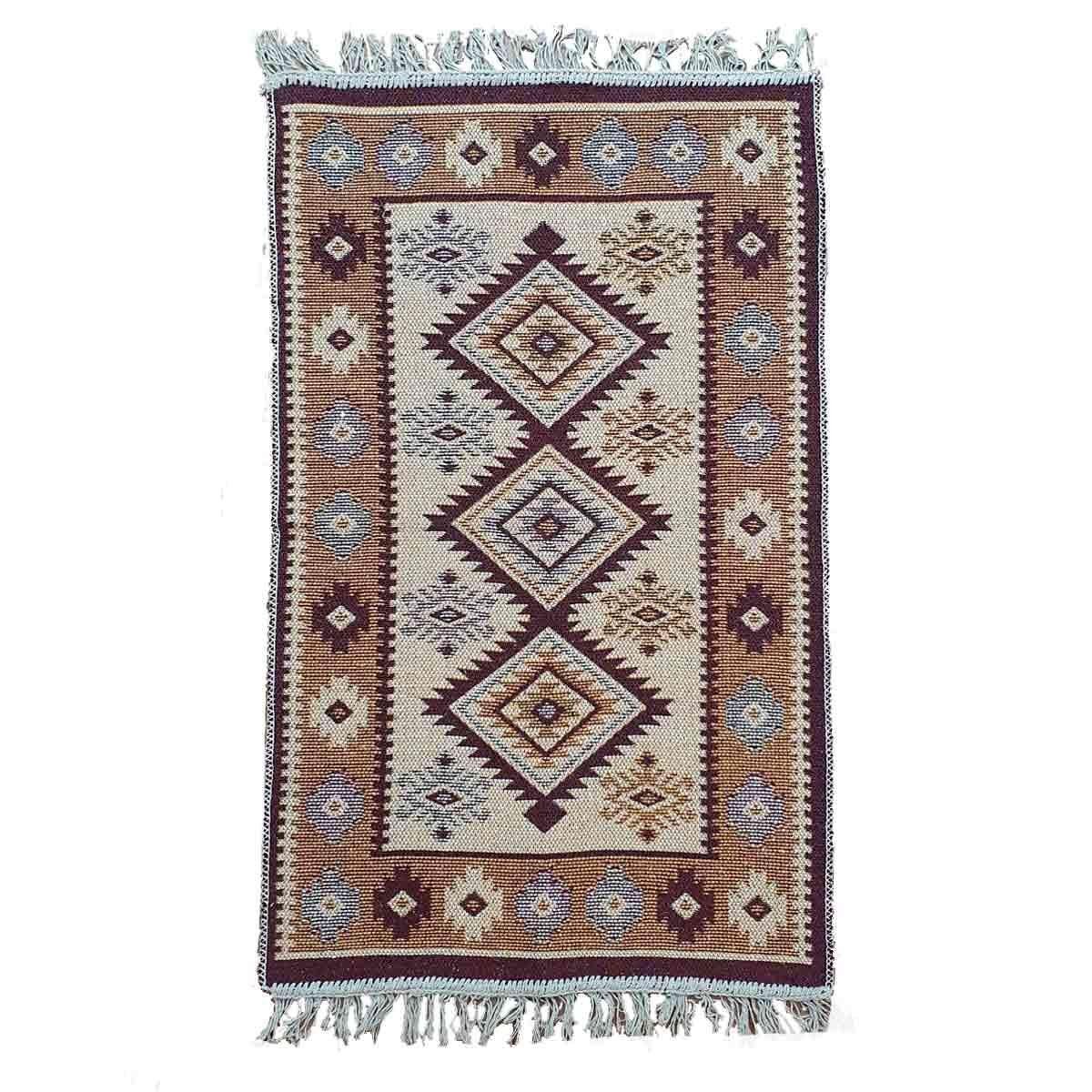 Tapete Kilim Antep 100% Algodão Bege 240X3M