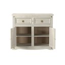 Ver imagem 5 de Aparador Buffet em Madeira 2 Portas 2 Gavetas 104 cm Patina Branca Elliottiis