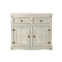 Ver imagem 4 de Aparador Buffet em Madeira 2 Portas 2 Gavetas 104 cm Patina Branca Elliottiis