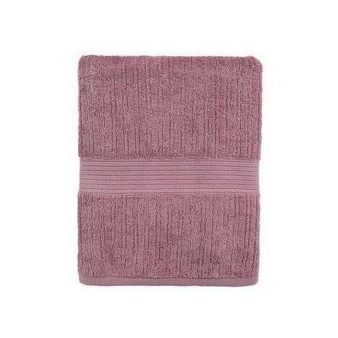 Toalha Rosto Canelado - Rosa Escuro