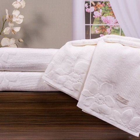 Toalha Rosto Lollipop - Branca