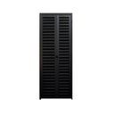 Ver imagem 4 de Porta Camarão Palheta Alumínio 80 x 210cm Preto Hale Abertura Esquerda