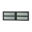Ver imagem 1 de Basculante Alumínio 2 Seções 40 x 200 Elite V.Boreal Preto Brimak